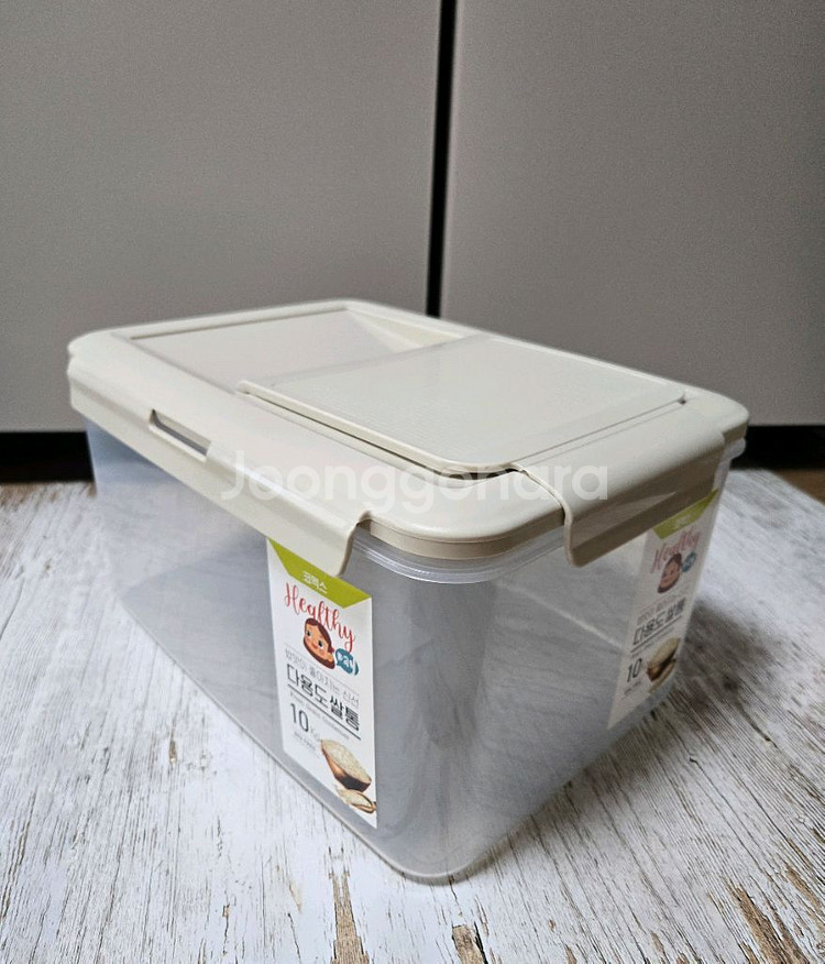 코맥스 10kg 쌀통- 냉장고 안에 넣고 사용 가능해요--5