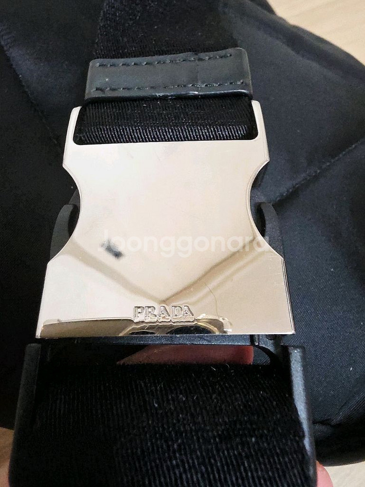 프라다 리나일론 힙쎅 남녀공용--5