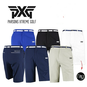 PXG 골프웨어 남성 히든밴드 냉감 자수로고 하프 팬츠