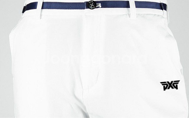 PXG 골프웨어 남성 히든밴드 냉감 자수로고 하프 팬츠--6