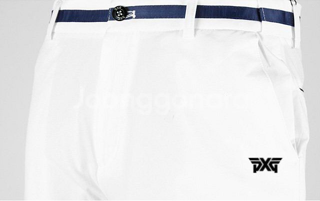 PXG 골프웨어 남성 히든밴드 냉감 자수로고 하프 팬츠--7