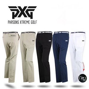 PXG 골프웨어 남성 윙필드 사방스판 자수로고 팬츠