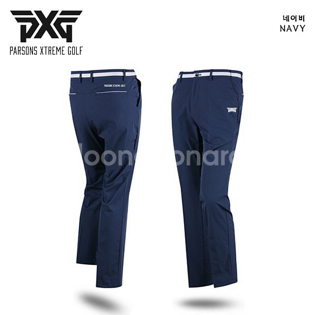 PXG 골프웨어 남성 윙필드 사방스판 자수로고 팬츠--3