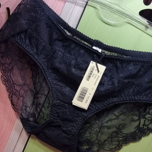에블린 블랙 올 플라워 노라인팬티 85S~90S