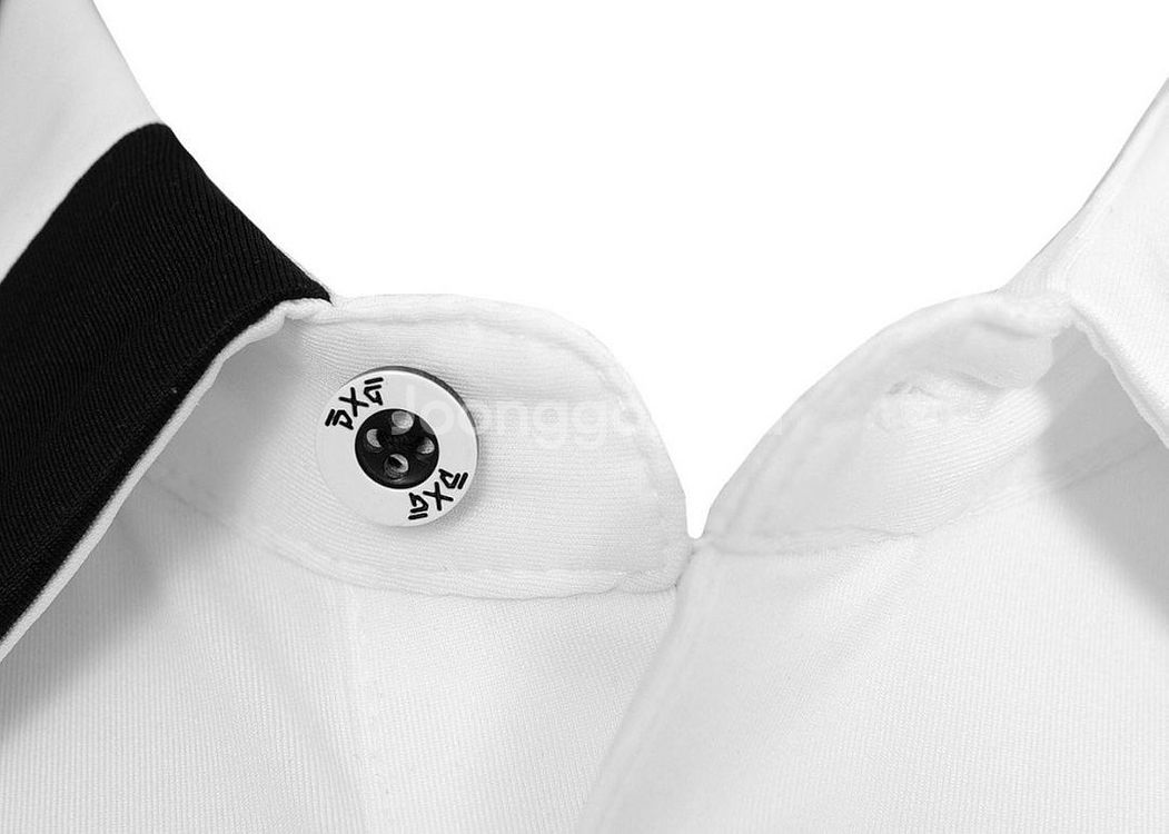 PXG 골프웨어 남성 반 배색 냉감 반팔 카라티--6