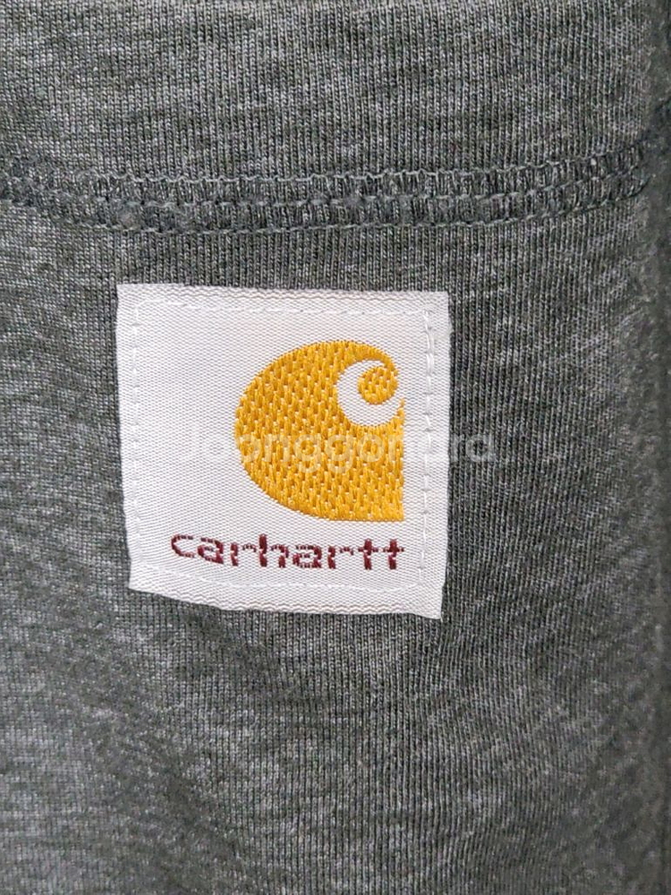 칼하트 빅사이즈 반팔티 차콜 포켓 티셔츠 아메카지--3