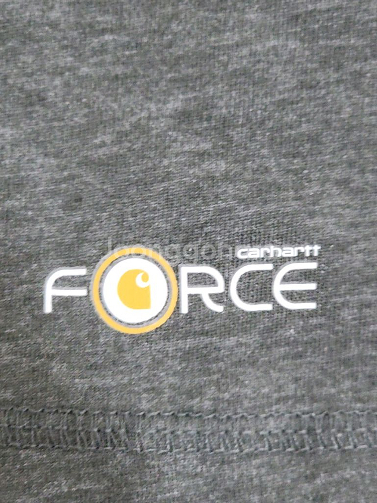 칼하트 빅사이즈 반팔티 차콜 포켓 티셔츠 아메카지--4
