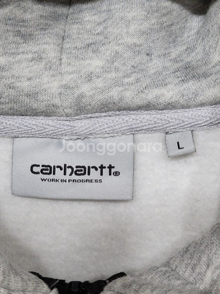 (L) 칼하트 후드집업 그레이 기모 티셔츠 캐주얼--2