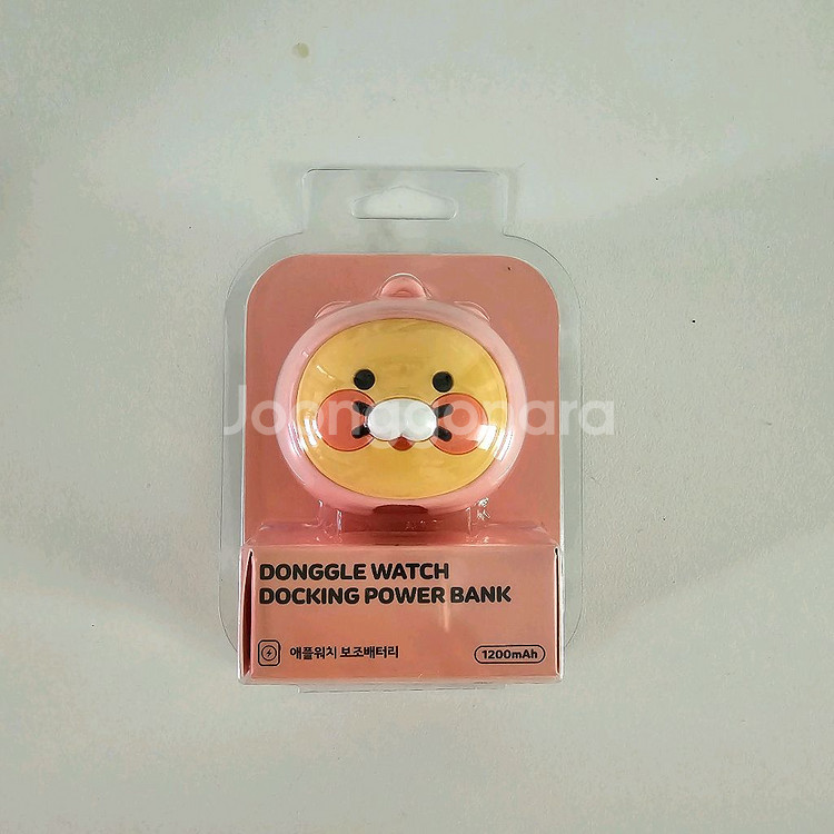 카카오프렌즈 땡글이 애플워치 보조배터리 - 핑크후드 춘--0