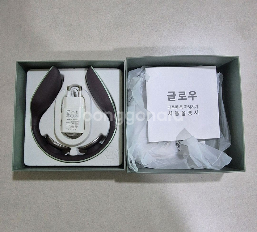 (새상품) 코지마 글로우 저주파 목 마사지기--1