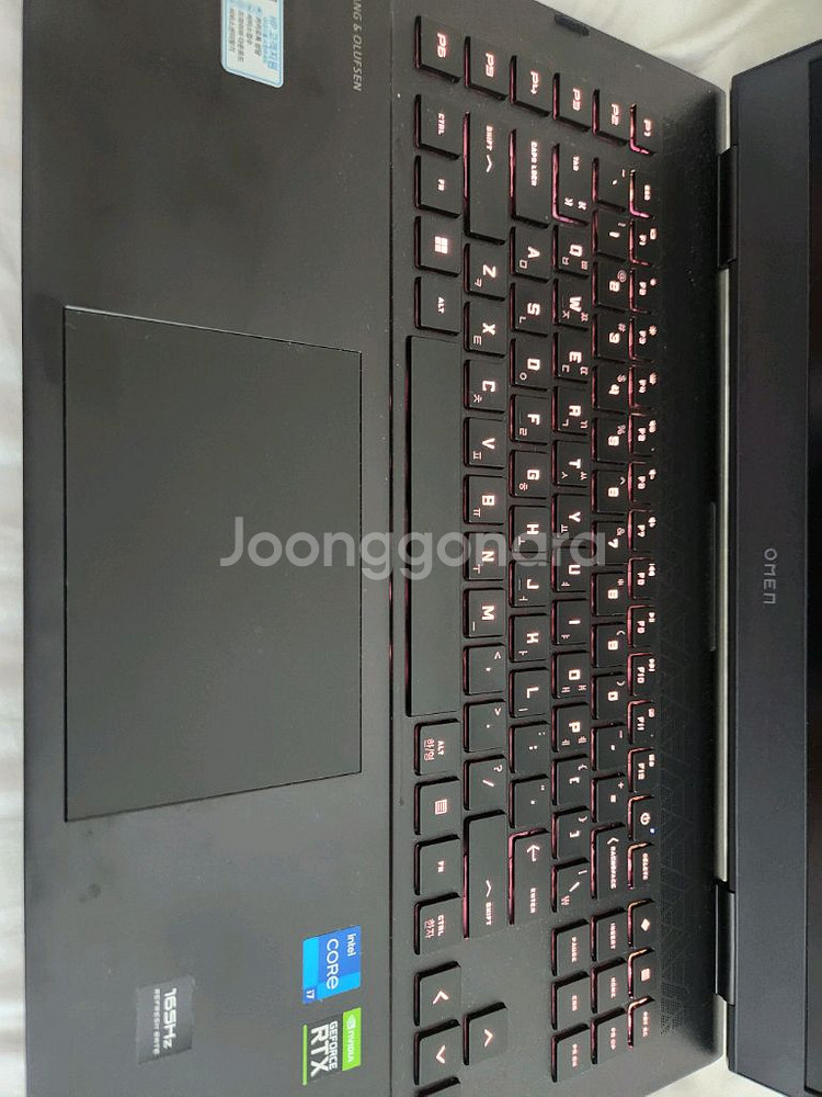 HP OMEN 17인치 게이밍 노트북3080ti--1