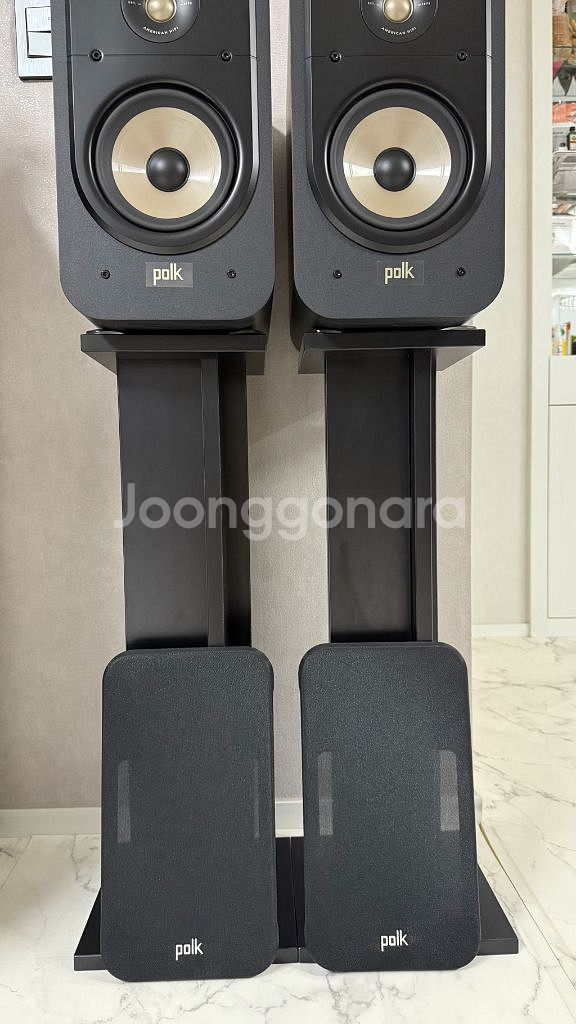 Polk ES20 스피커 + 받침대--1