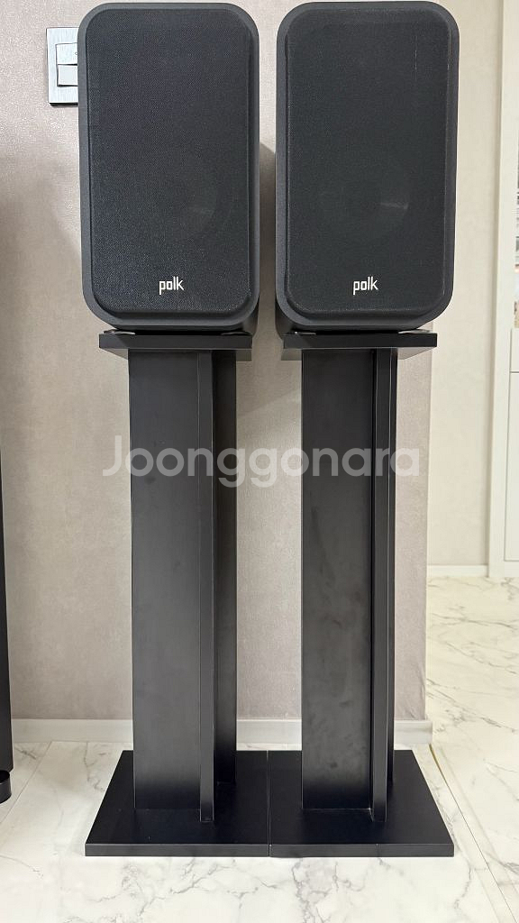 Polk ES20 스피커 + 받침대--0
