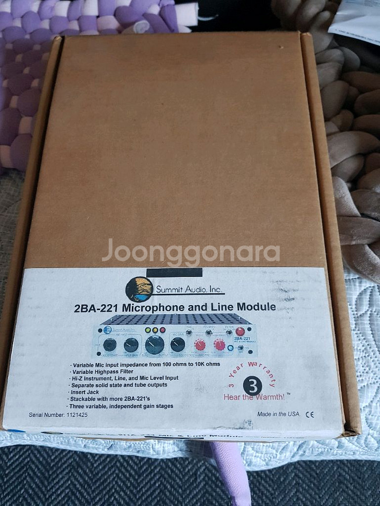 summit audio 2ba-221 마이크 프리--3