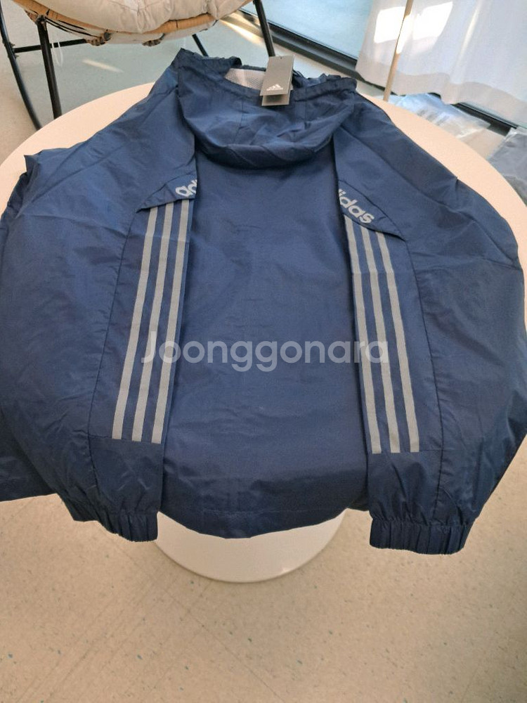 아디다스 남성 블루 바람막이 2XL--4