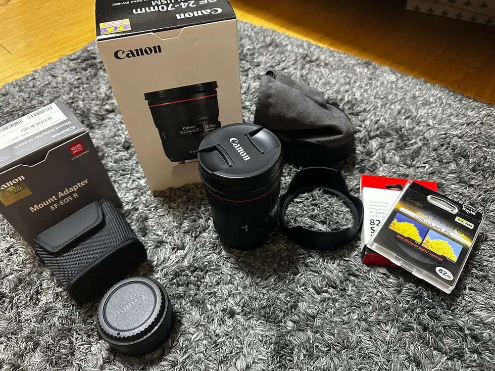 캐논 EF 24-70 신계륵 + EF-RF 어댑터 이미지