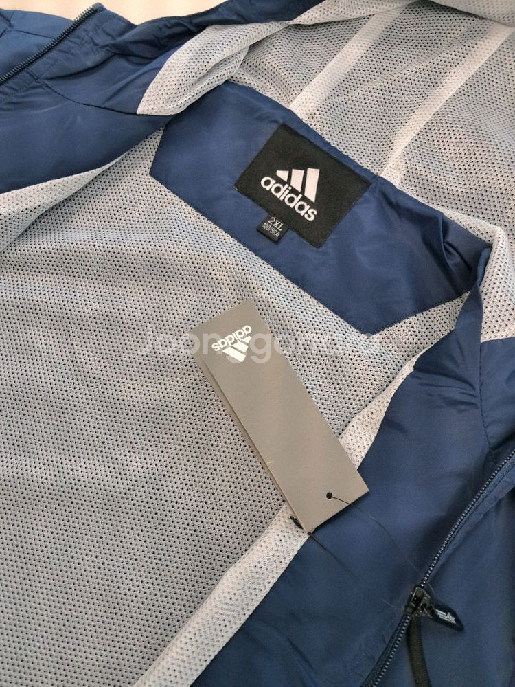 아디다스 남성 블루 바람막이 2XL--12