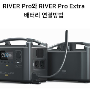 [에코플로우] 리버프로+확장배터리+태양광패널160W