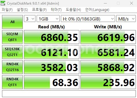 SK하이닉스 Platinum P41 2TB 사용품--4