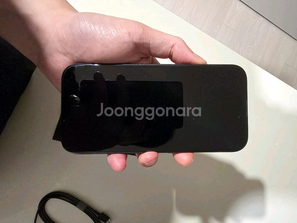 아이폰15pro 티타늄 블루 마지막가격--5