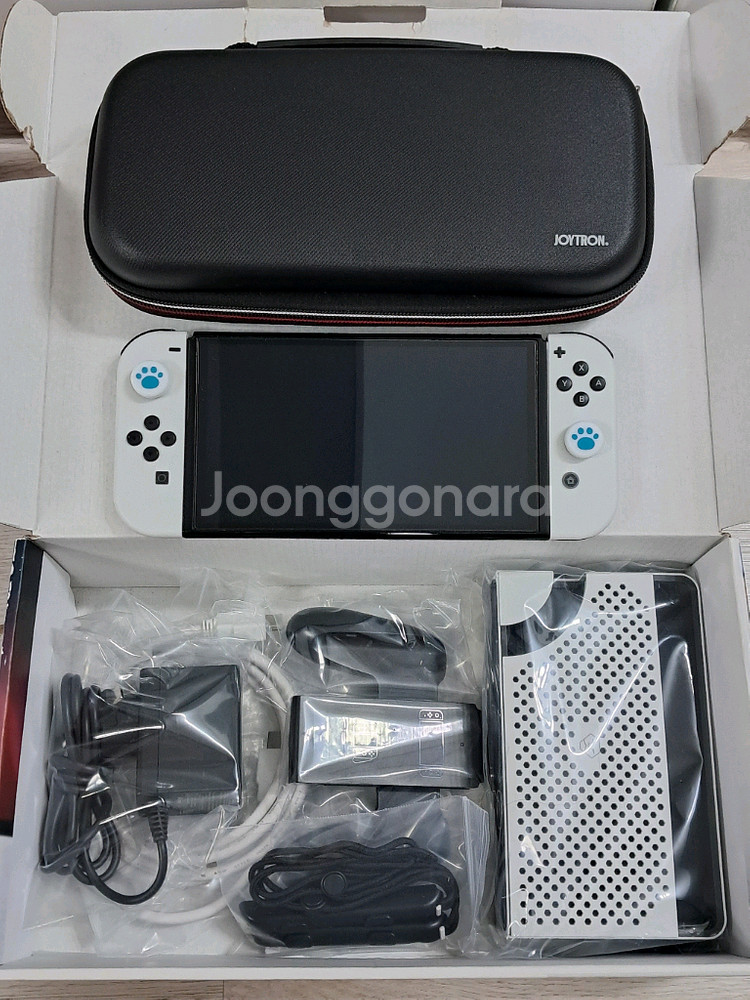 닌텐도 스위치 oled A급 풀구성 + 파우치--0