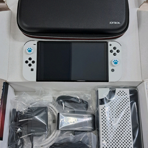 닌텐도 스위치 oled A급 풀구성 + 파우치