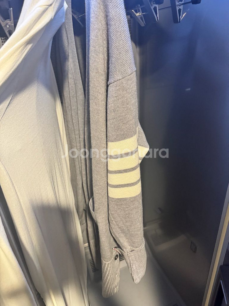 톰브라운 메리노 울 롱가디건--2