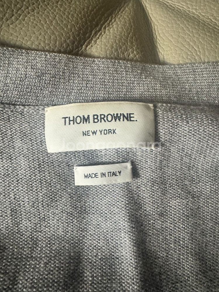 톰브라운 메리노 울 롱가디건--4