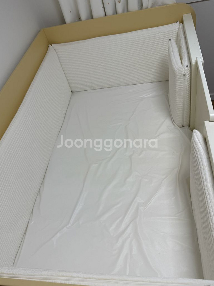 솜트리 토들러 아기침대(+매트리스, 안전가드, 범퍼가드--1