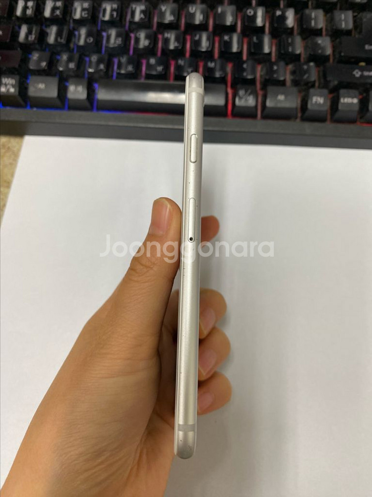 아이폰6 실버 액정SS급 64G 인스타--5