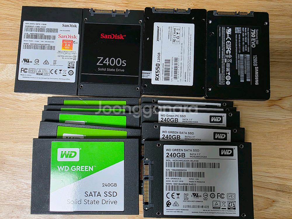 SSD WD 240GB 128GB/원10,24년 문서--0