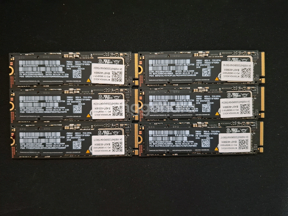 삼성 PM9A1 M.2 NVME SSD 256GB--0