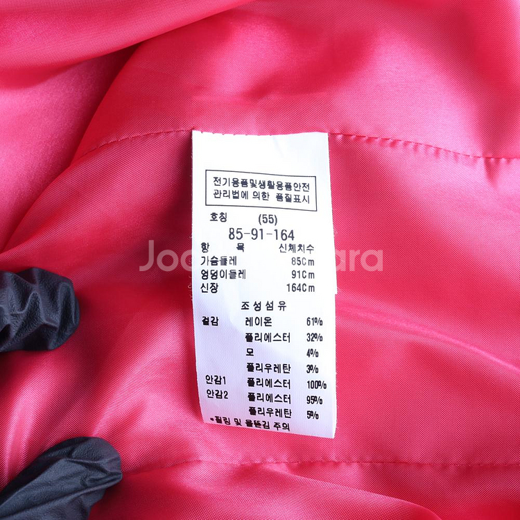 [S]모조에스핀 핫핑크 크롭 블레이저 숏 테일러드재킷--6