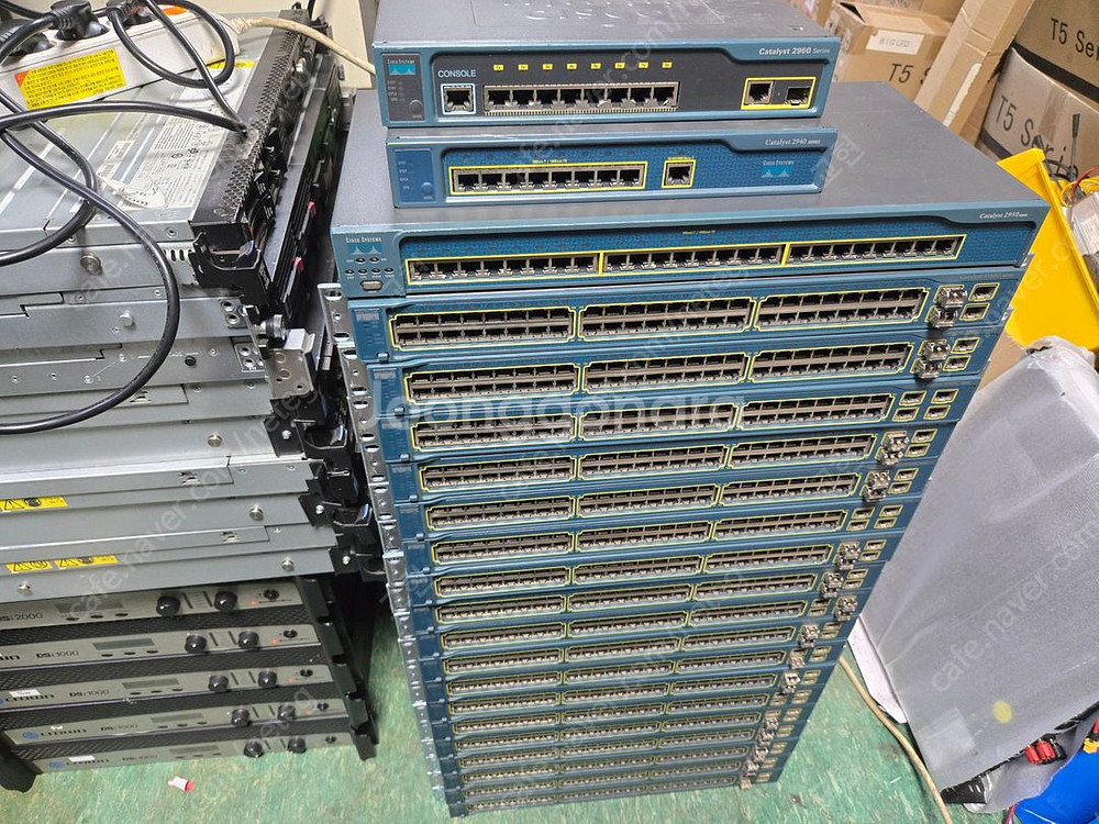 cisco ws-c350g-48ts-s 스위칭허브 등--9