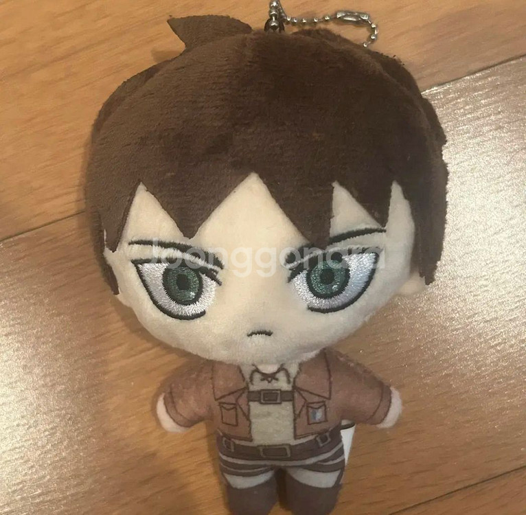 진격의거인 에렌 예거 포켓코 인형 누이 키링--0