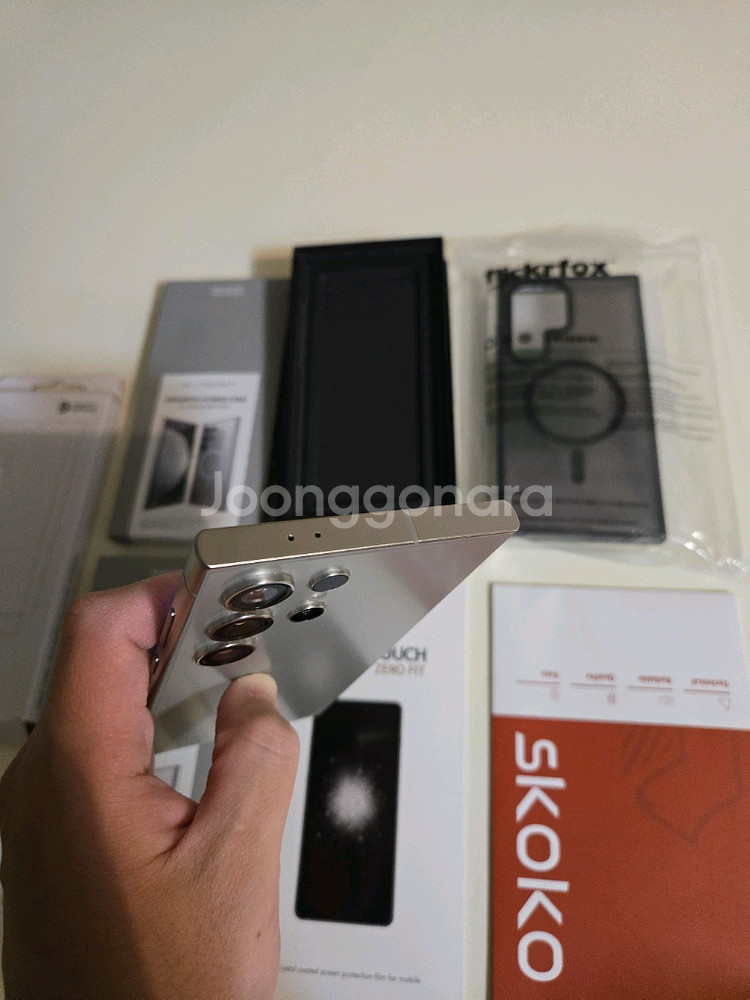 갤럭시s24 울트라 자급제 티타늄 그레이 512GB 판--5