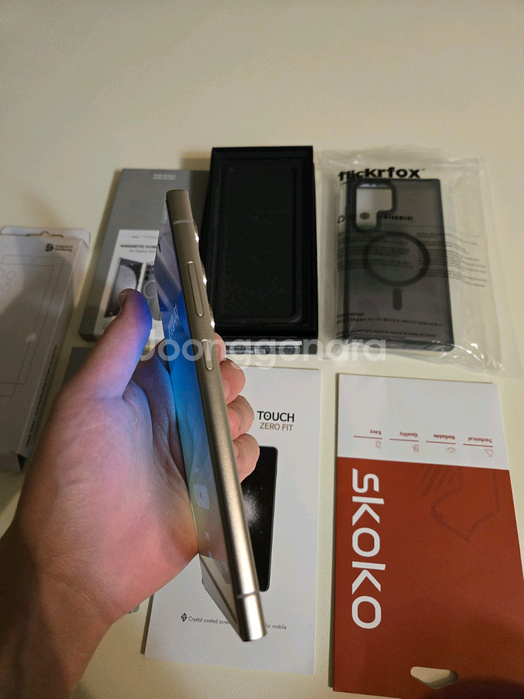 갤럭시s24 울트라 자급제 티타늄 그레이 512GB 판--2