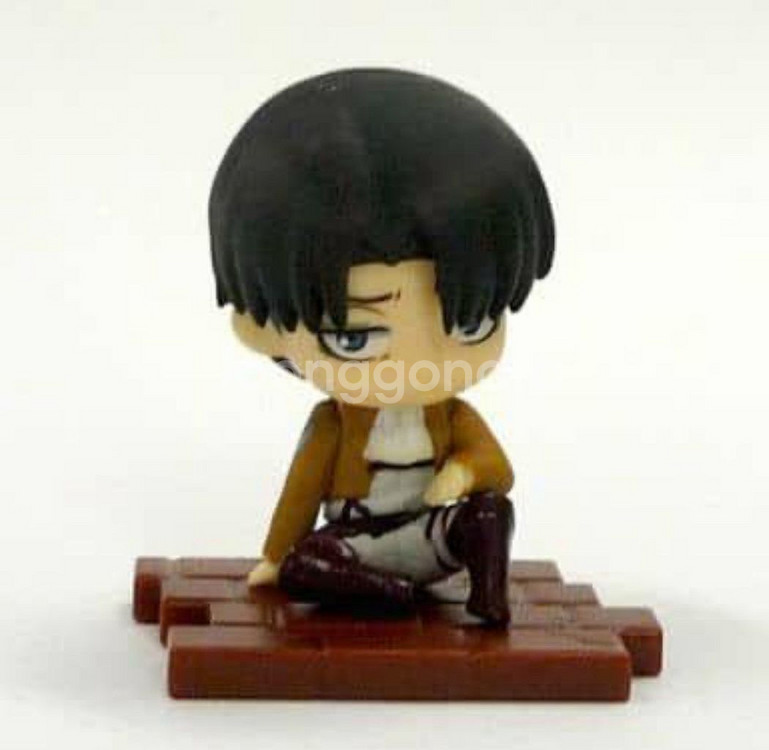 진격의거인 리바이 아커만 스와라세타이 가챠 미니 피규어--0