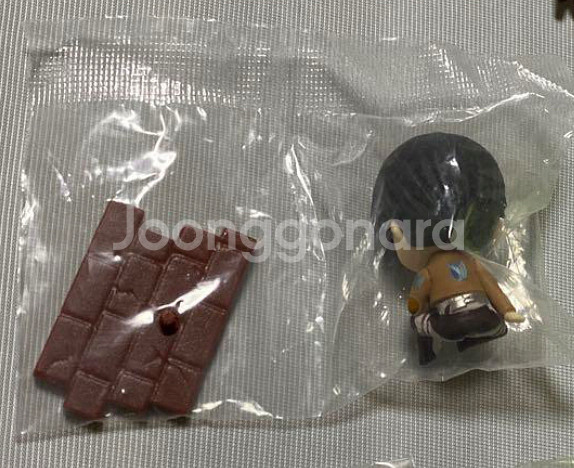 진격의거인 리바이 아커만 스와라세타이 가챠 미니 피규어--2