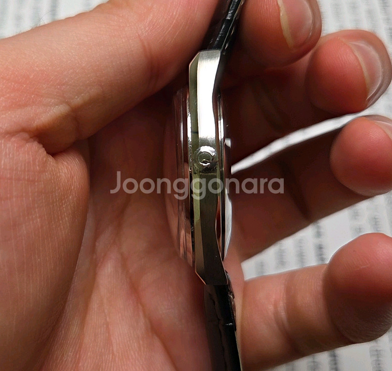 빈티지 오메가 씨마스터 뻐뻐시 오리지널 실버판 일자형러--6