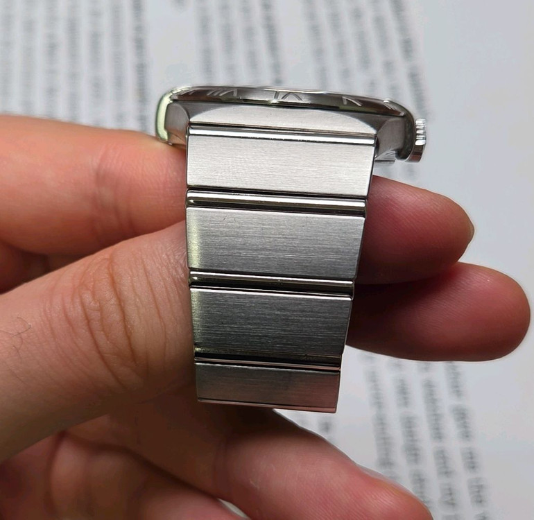 오메가 컨스틸레이션 별로고 칼침핸즈 블랙검판 쿼츠 브레 이미지