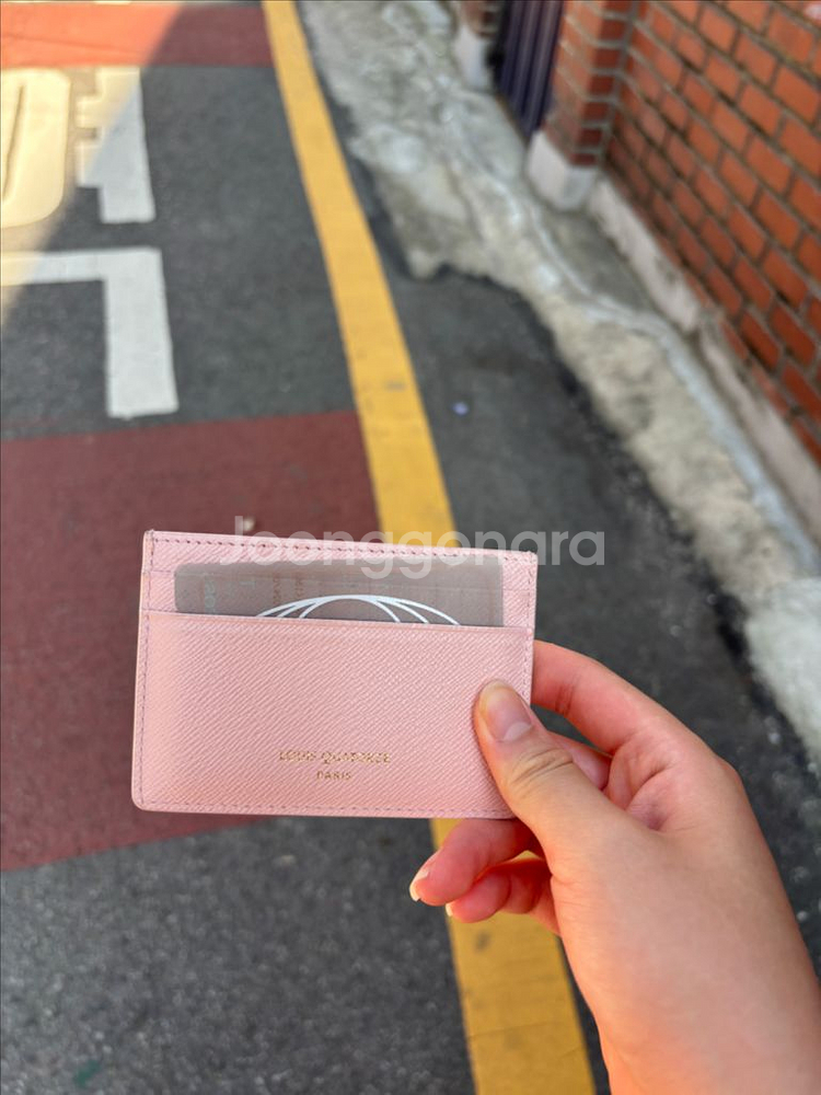 루이까또즈 핑크 카드지갑팝니다--2