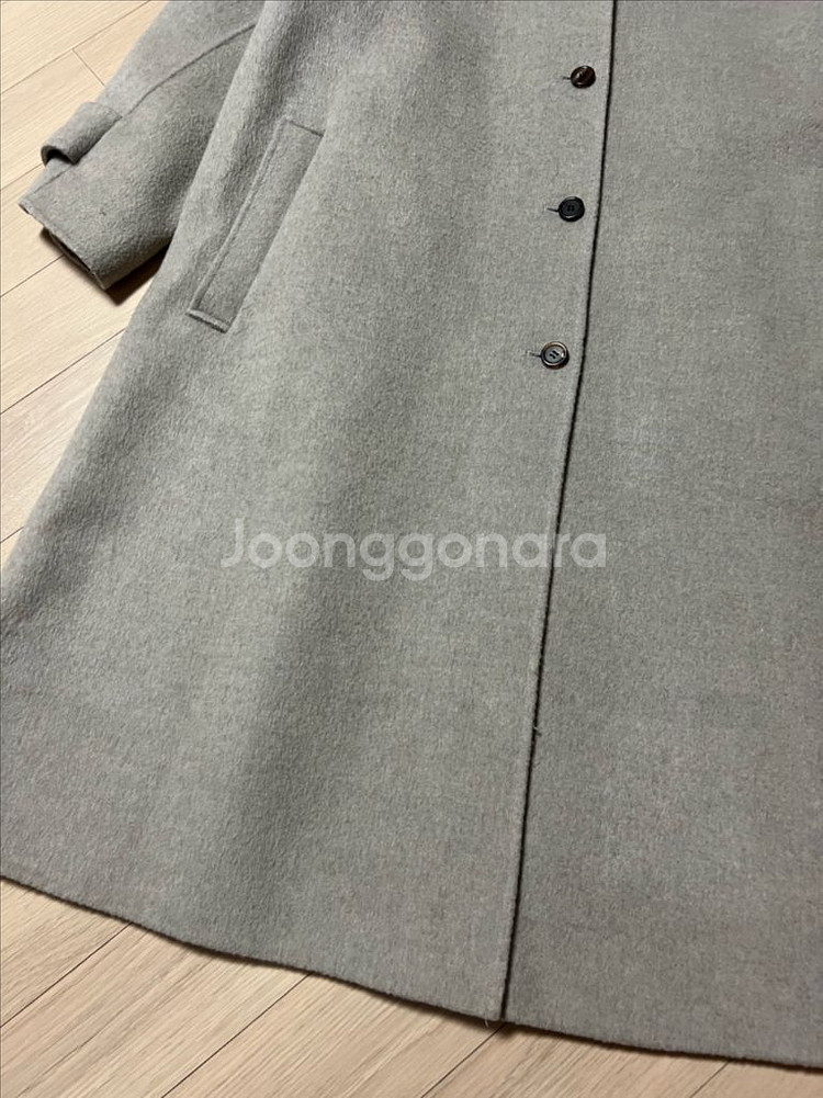 메리엔 뮤렛 리브 핸드메이드 코트 울 캐시미어 롱코트--8