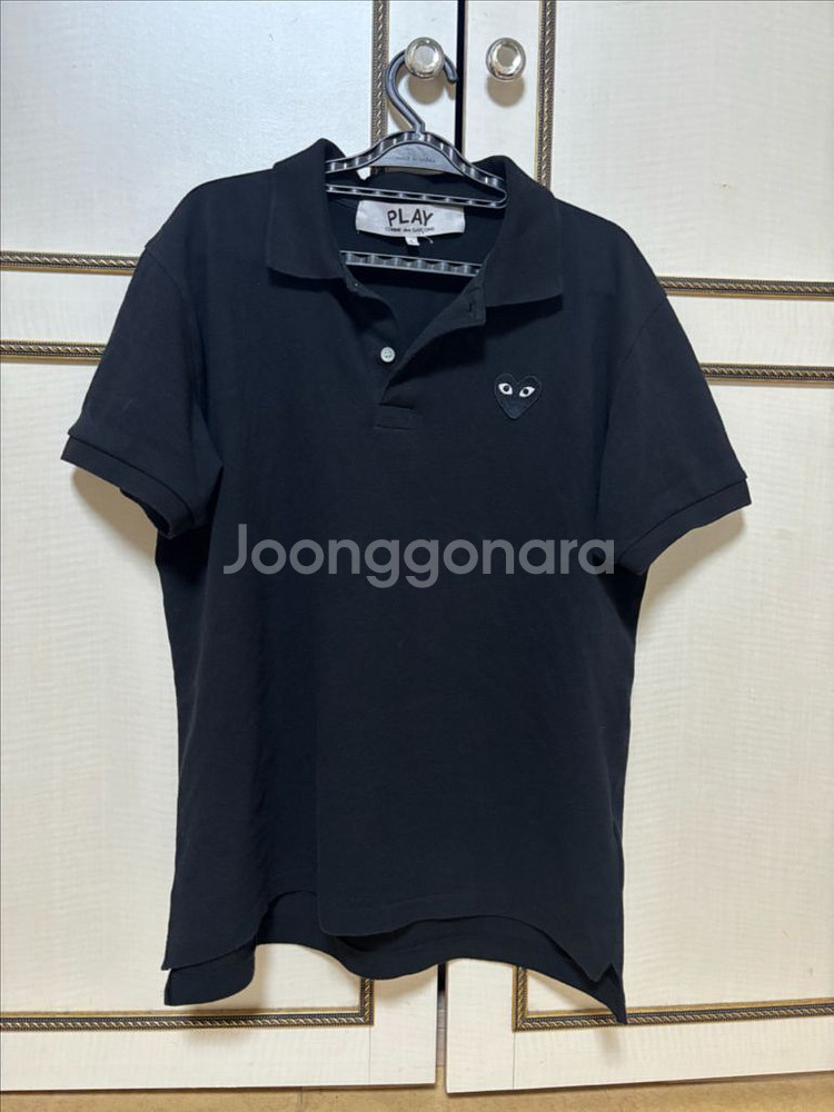 꼼데가르송 블랙하트 카라반팔티--1
