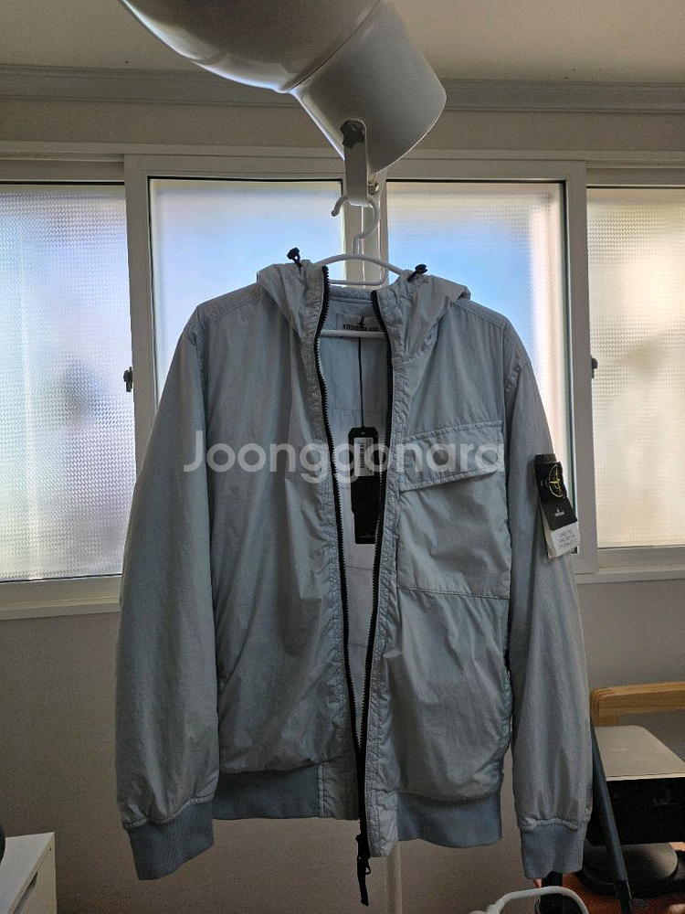 스톤아일랜드 가먼트다잉 크링클랩스 후드 자켓(새상품)--0