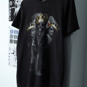 (L-XL) 브랜드빈티지 반팔 티셔츠 한정 스컬 해골