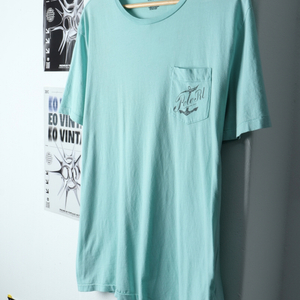 (L-XL) 폴로 랄프로렌 반팔 티셔츠 연블루