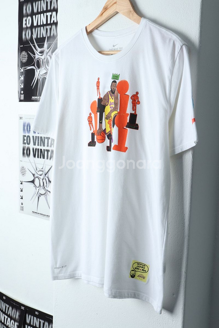 (L-XL) 나이키 반팔 티셔츠 르브론 제임스 한정판--0