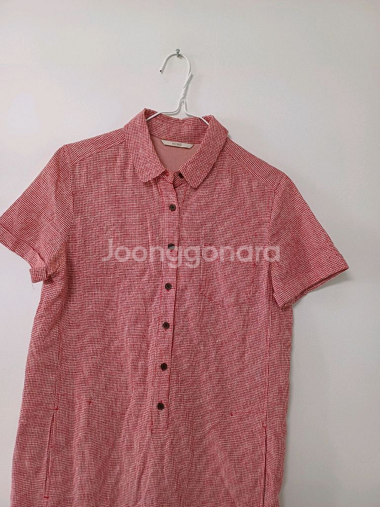 여성 BCBG 면.린넨 원피스 (오버핏90-95)--2