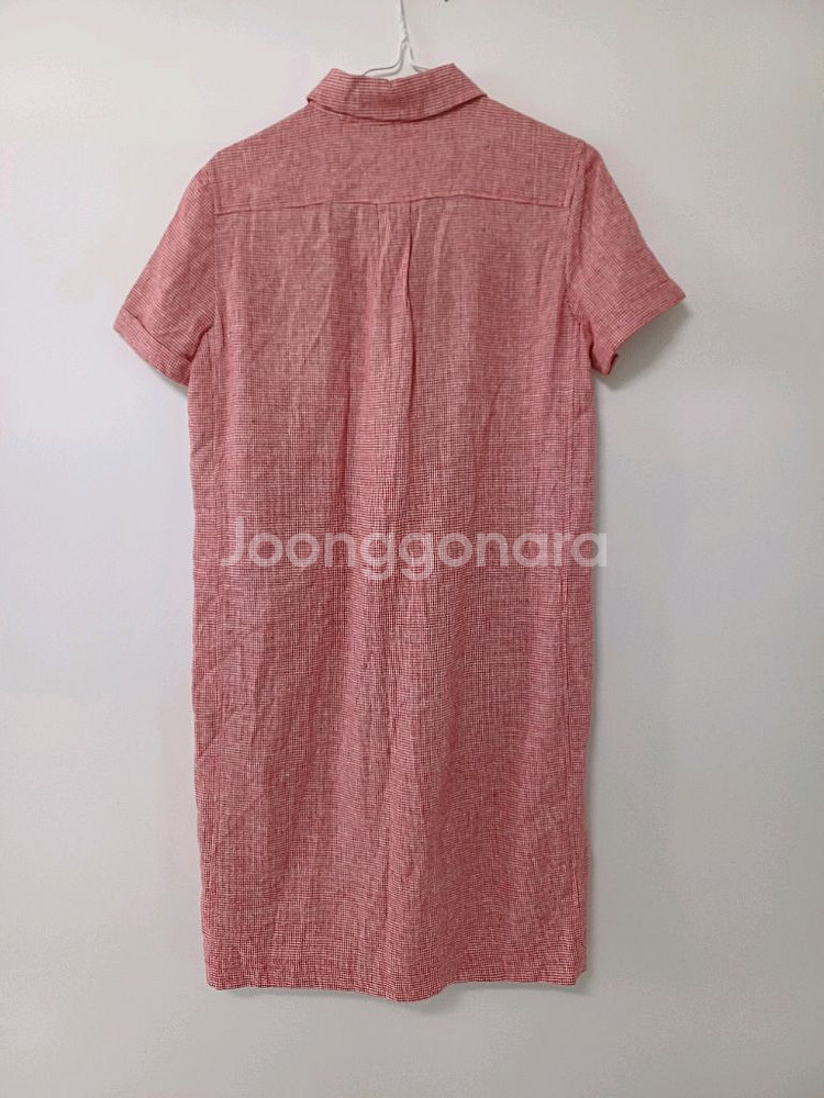 여성 BCBG 면.린넨 원피스 (오버핏90-95)--7